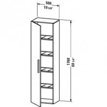 Duravit VE1166L1212 - Duravit Vero Tall Cabinet  Brushed Oak