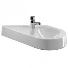 Duravit 0765650000 - Handrinse basin 65cm Architec white diagonal model, basin on