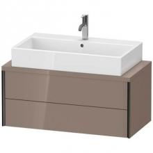 Duravit XV59080B286 - Duravit XViu Vanity Unit for Console  Cappuccino High Gloss