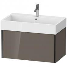 Duravit XV42360B289 - Duravit XViu One Drawer Wall-Mount Vanity Unit Flannel Gray