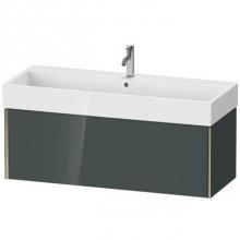 Duravit XV42380B138 - Duravit XViu One Drawer Wall-Mount Vanity Unit Dolomite Gray