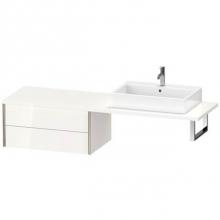 Duravit XV59390B185 - Duravit XViu Low Cabinet For Console  White High Gloss