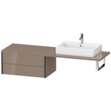 Duravit XV59390B286 - Duravit XViu Low Cabinet For Console  Cappuccino High Gloss