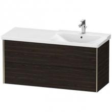 Duravit XV41390B169 - Duravit XViu Vanity Unit Wall-Mounted  Brushed Walnut