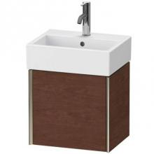 Duravit XV4231RB113 - Duravit XViu One Door Wall-Mount Vanity Unit American Walnut
