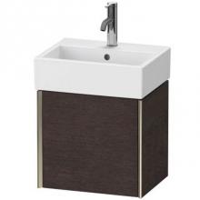 Duravit XV4231LB172 - Duravit XViu One Door Wall-Mount Vanity Unit Dark Brushed Oak