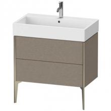 Duravit XV45360B111 - Duravit XViu Two Drawer Floorstanding Vanity Unit Cashmere Oak