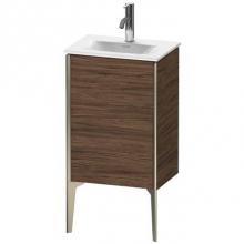 Duravit XV4068RB121 - Duravit XViu One Door Floorstanding Vanity Unit Walnut Dark