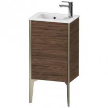 Duravit XV4480RB121 - Duravit XViu One Door Floorstanding Vanity Unit Walnut Dark