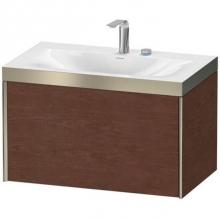 Duravit XV4610EB112P - Duravit XViu One Drawer C-Bonded Wall-Mount Vanity Kit Brushed Oak