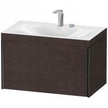 Duravit XV4610EB271C - Duravit XViu One Drawer C-Bonded Wall-Mount Vanity Kit Mediterranean Oak