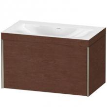 Duravit XV4610NB112C - Duravit XViu One Drawer C-Bonded Wall-Mount Vanity Kit Brushed Oak