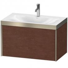 Duravit XV4610OB112P - Duravit XViu One Drawer C-Bonded Wall-Mount Vanity Kit Brushed Oak