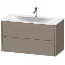 Duravit XV41350B111 - Duravit XViu Two Drawer Wall-Mount Vanity Unit Cashmere Oak