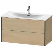 Duravit XV41350B271 - Duravit XViu Two Drawer Wall-Mount Vanity Unit Mediterranean Oak