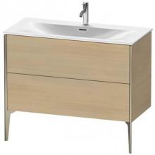 Duravit XV43030B171 - Duravit XViu Two Drawer Floorstanding Vanity Unit Mediterranean Oak