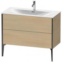 Duravit XV43030B271 - Duravit XViu Two Drawer Floorstanding Vanity Unit Mediterranean Oak