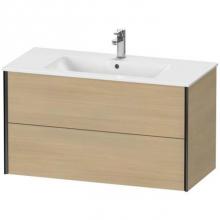 Duravit XV41270B271 - Duravit XViu Two Drawer Wall-Mount Vanity Unit Mediterranean Oak