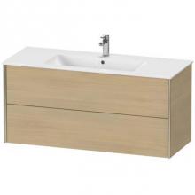 Duravit XV41280B171 - Duravit XViu Two Drawer Wall-Mount Vanity Unit Mediterranean Oak