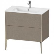 Duravit XV44820B111 - Duravit XViu Two Drawer Floorstanding Vanity Unit Cashmere Oak