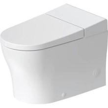 Duravit 622000011001300 - Duravit SensoWash u 1.28/0.8 GPF Dual Flush Rimless Elongated Floorstanding Bidet Toilet in White,