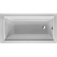 Duravit 700353000000091 - Duravit Architec 60'' x 32'' Bathtub with panel height 20 1/2, drain right, Wh