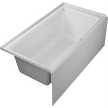 Duravit 700437000000090 - Duravit Architec 60'' x 32'' Bathtub White with panel height 21, drain left, W