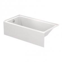 Duravit 700652000000090 - Duravit No.1 60'' x 30'' Rectangular Alcove Bathtub in White Acrylic with Left