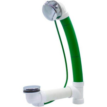 Duravit 792823100000090 - Duravit PVC 48'' Cable Bathtub Drain in Chrome