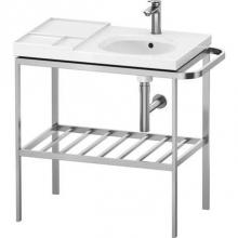 Duravit AU4585070700000 - Duravit Aurena 30 7/8'' x 31 5/8'' Console in Brushed Stainless Steel