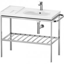 Duravit AU4587070700000 - Duravit Aurena 38 3/4'' x 31 5/8'' Console in Brushed Stainless Steel