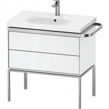 Duravit AU4573085850000 - Duravit Aurena 30 7/8'' Wall Mount Two Drawer Single Vanity Cabinet in High Gloss White,