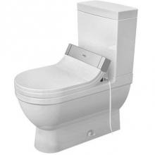 Duravit D1910000 - Starck 3 Two-Piece Toilet Kit White with Seat