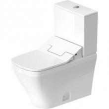Duravit D4052800 - DuraStyle Two-Piece Toilet Kit White with Seat