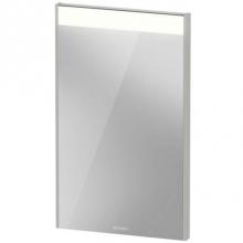 Duravit BR702000707 - Duravit Brioso Mirror with Lighting Concrete Gray