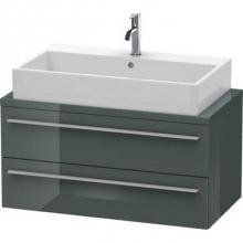 Duravit XL540803838 - Duravit X-Large Vanity Unit for Console  Dolomiti Gray High Gloss