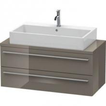 Duravit XL540908989 - Duravit X-Large Vanity Unit for Console  Flannel Gray High Gloss