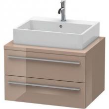 Duravit XL541608686 - Duravit X-Large Vanity Unit for Console  Cappuccino High Gloss