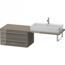 Duravit XL543908989 - Duravit X-Large Vanity Unit for Console  Flannel Gray High Gloss