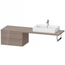 Duravit XL545908686 - Duravit X-Large Vanity Unit for Console  Cappuccino High Gloss