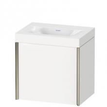 Duravit XV4630NB118C - Duravit XViu One Door C-Bonded Wall-Mount Vanity Kit White