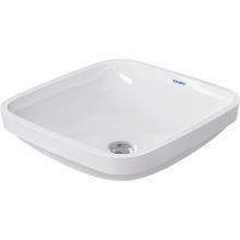 Duravit 03733700171 - DuraStyle Undermount Sink White with WonderGliss