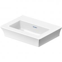 Duravit 0737450070 - Duravit White Tulip 17 3/4'' Rectangular Wall Mounted Sink in White