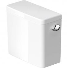 Duravit 09442100U4 - Duravit D-Neo 1.28 GPF Single Flush Toilet Tank in White with Right Lever Flush