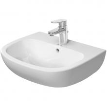 Duravit 23105500302 - D-Code Wall-Mount Sink White