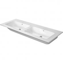 Duravit 2336130060 - Duravit ME by Starck 51 1/8'' Rectangular Wall Mounted Sink in White with Overflow