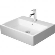 Duravit 2350600000 - Duravit Vero 23 5/8'' Rectangular Wall Mounted Sink in White with Single Faucet Hole and