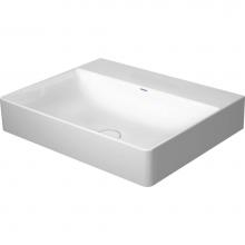 Duravit 23536000701 - DuraSquare Wall-Mount Sink White with WonderGliss