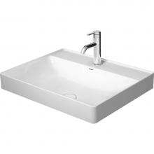 Duravit 23546000411 - DuraSquare Washbowl White with WonderGliss