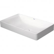 Duravit 23556000001 - DuraSquare Washbowl White with WonderGliss